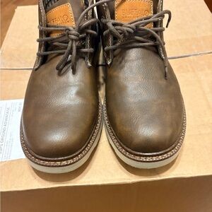 Buffalo David Bitton Brown Leather Boots